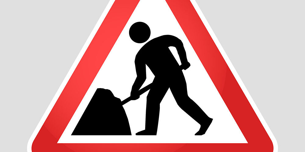 Road Work sign